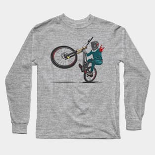 downhill mountain bike Long Sleeve T-Shirt